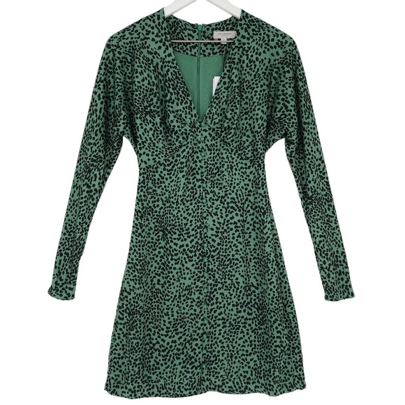 Equipment Dresses & Skirts - Equipment Rommily Animal Print Satin Dress